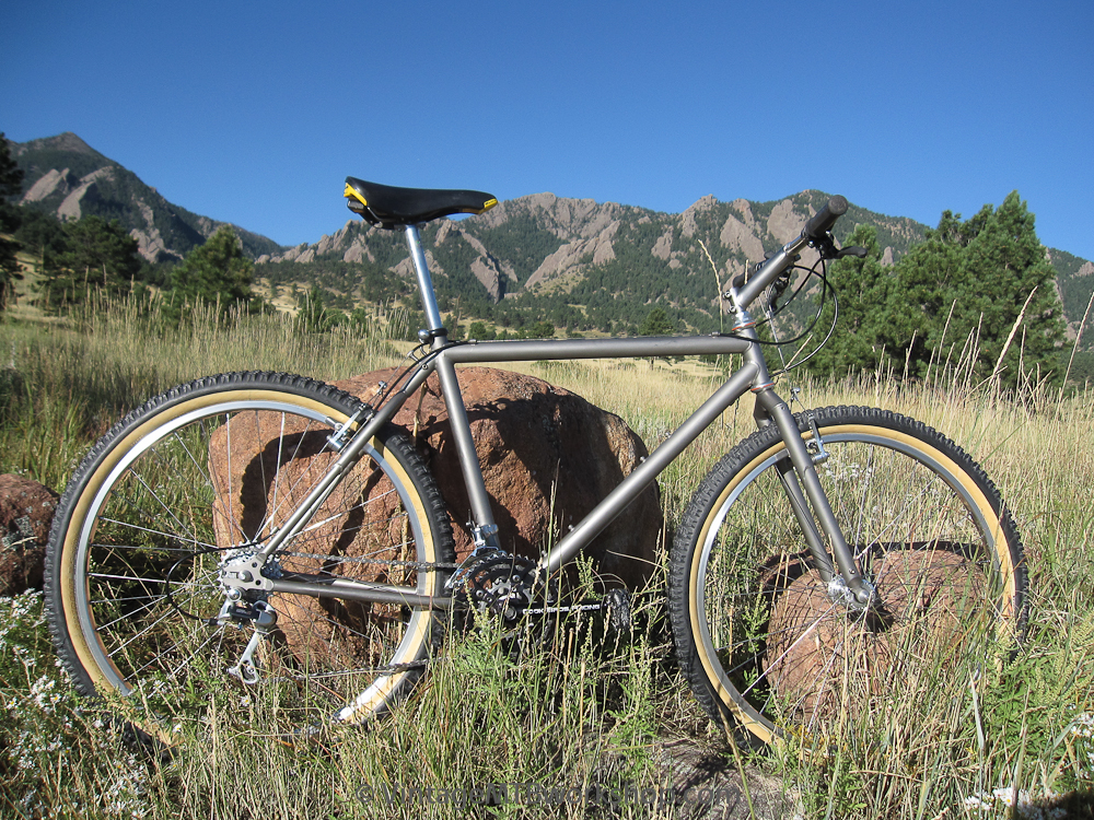 vintage titanium road bike